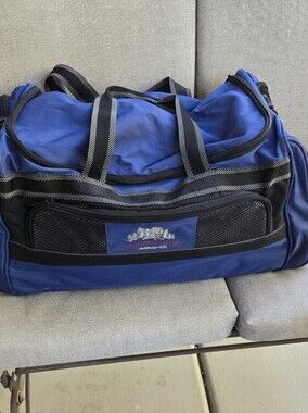 Northwest Trails Outdoor Life Men's Royal Blue and Black Duffel Bag